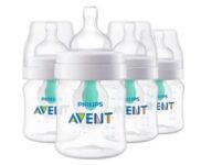 בקבוקי האכלה AVENT Anti-Colic לתינוק 120 מ”ל – 4 יחידות
