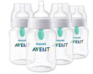 בקבוקי האכלה AVENT Anti-Colic לתינוק 266 מ”ל – 4 יחידות