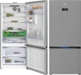 מקרר 2 דלתות מקפיא תחתון 590 ליטר Beko No Frost RCNE590E35ZXP נירוסטה