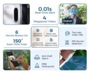 פעמון דלת חכם IMILAB עם מצלמת וידאו