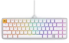 מקלדת גיימינג מכנית חוטית Glorious GMMK 2 65% צבע לבן