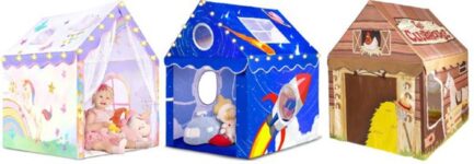 אוהל משחק ענק לילדים כולל תאורה