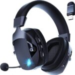 אוזניות גיימינג אלחוטיות עם מיקרופון ומבטל רעשים