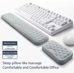 כרית נוחה למקלדת ולעכבר – זמינה לרכישה בנפרד או כחלק מסט