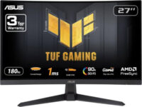 מסך מחשב גיימינג קעור בגודל “27 ASUS TUF VG27VQ3B VA 180Hz