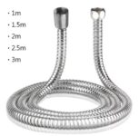 צינור נירוסטה גמיש לאמבטיה באורך 1 עד 3 מטר