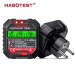 בודק שקעים דיגיטלי מתקל בחשמל