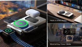 מטען מגנטי 3 ב-1 לאייפון