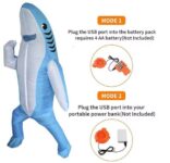 תחפושת מתנפחת כריש לילדים ומבוגרים