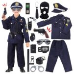 תחפושת שוטר ילדים עם 16 חלקים