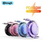 כבל USB-C נשלף 100W אורך 1 מטר