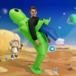 תחפושת חייזר מתנפחת לילדים ומבוגרים