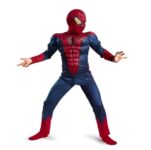 תחפושת פורים ספיידרמן לילד עם שרירים