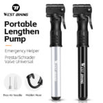 משאבת כף יד לניפוח אופניים וכדורים