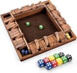 משחק Shut The Box בעיצוב וינטג’ מעניין