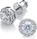 עגיל Moissanite יפה עם משלוח חינם