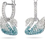 עגיל קריסטל SWAROVSKI מסדרת Iconic Swan
