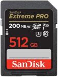 כרטיס זיכרון SanDisk 512GB Extreme PRO