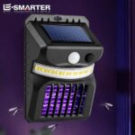 מנורה סולארית לקטילת יתושים עם חיישן