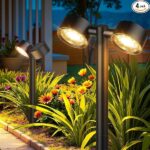 מנורה סולארית לשביל חסינת מים