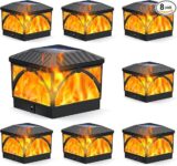 תאורה סולארית דמוית להבה IP65