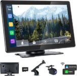 מסך מגע 9 אינץ' עם CarPlay ו-Android Auto