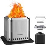 בור אש שולחני מפלדת אל חלד