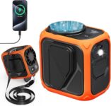 מאוורר נייד עם סוללה נטענת עוצמתית