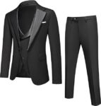 סט חליפת טוקסידו 3 חלקים לגבר