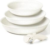 סט מחבתות Nonstick עם ידית מתפרקת