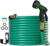 צינור גינה 15 מטר עם ראש השקיה