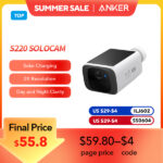 מצלמת אבטחה חיצונית סולארית Eufy S220