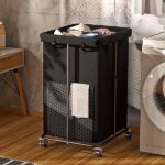 סל כביסה עם גלגלים ונפח גדול 150ליטר