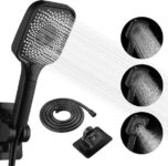 ראש מקלחת בלחץ גבוה עם 4 מצבים