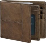 ארנק עור לגבר עם הגנת RFID