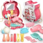 ערכת איפור למשחק עם מראה ותיק נשיאה