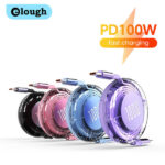 כבל USB-C נשלף 100W לטעינה מהירה