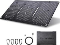 מטען סולארי מתקפל עם חיבורי USB