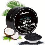 אבקת הלבנה טבעית לשיניים עם פחם פעיל