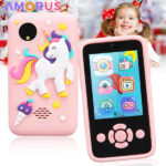 טלפון חד קרן לילדים עם מסך מגע