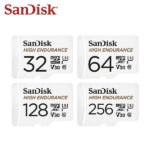 כרטיס זיכרון Sandisk High Endurance 32-256GB