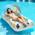 מזרן שטח מתנפח עם חופה נגד שמש