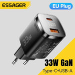 מטען מהיר Essager 33W עם תצוגה דיגיטלית