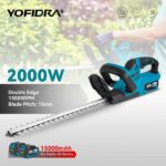 מסור חשמלי YOFIDRA 2000W לחיתוך בגינה