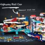 מסלול רכבת חשמלי עם דינוזואר