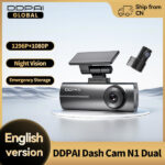 מצלמת רכב כפולה DDPai Dash Cam N1