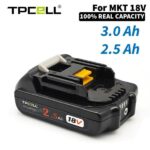 סוללת מקיטה TPCELL 2.5Ah למברגות