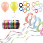 סרט צבעוני לקשירת בלונים באורך 10 מטרים