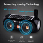 רמקול סולארי TG 182 עם סאונד 360°