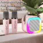 רמקול קריוקי עם מיקרופונים לתינוקות